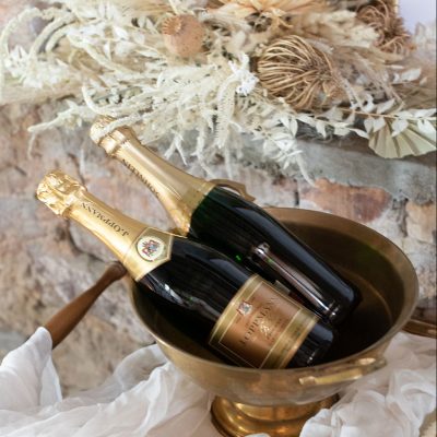Hochzeitskathi - Sektempfang, SEktkühler gold