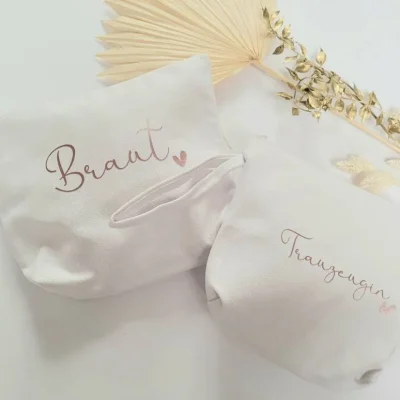 Hochzeitskathi -Hochzeitsbeutel Braut Trauzeugin rosegold 9