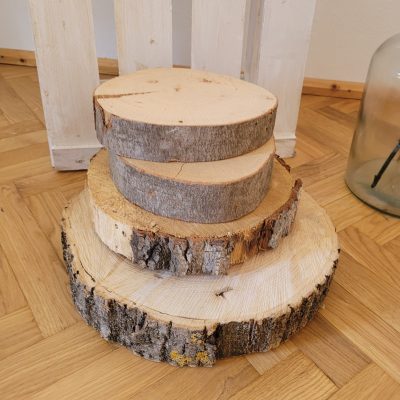 Hochzeitskathi - Holzscheiben