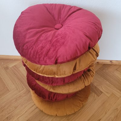 Hochzeitskathi - Kissen Hochzeit rot/orange 1