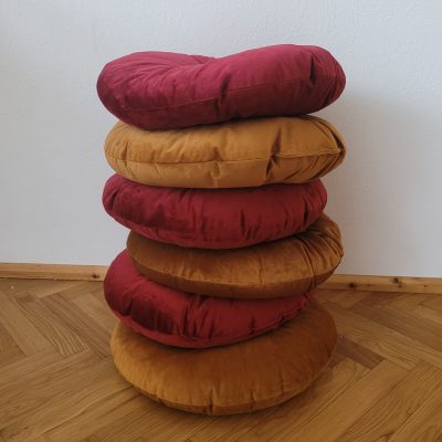 Hochzeitskathi - Kissen Hochzeit rot/orange