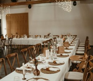 Hochzeitskathi - Tischdekoration Schafhof Wiesentheid 2