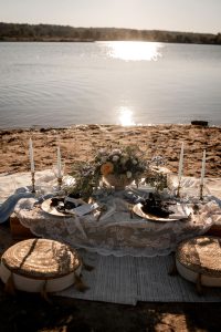 Hochzeitskathi - Hörblacher Baggersee Tischdekoration 5