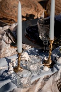 Hochzeitskathi - Hörblacher Baggersee Dekoration Kerzenständer