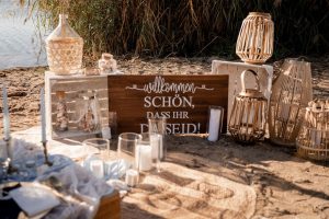 Hochzeitskathi - Hörblacher Baggersee Dekoration