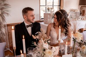 Hochzeitskathi - Brückenbaron Bolzhausen Tischdekoration Boho gold 2